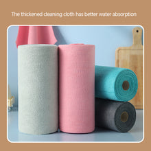 Load image into Gallery viewer, 20 Sheets/Roll Double Sided Microfiber Dishcloth Tear Off Dishcloth Absorbent Non Stick Oil Kitchen Cleaning Towel
