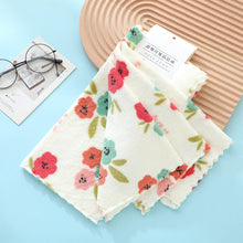 Load image into Gallery viewer, 4Pcs 30X30CM Coral Fleece Sunflower Cleaning Cloth Soft Absorbent Kitchen Dishcloth Household Wiping Towel

