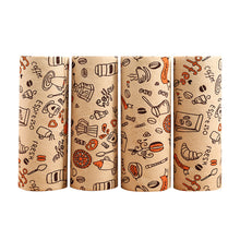 Load image into Gallery viewer, 20 Sheets/Roll Double Sided Random Printed Microfiber Dishcloth Tear Off Dishcloth Absorbent Non Stick Oil Kitchen Bathroom Cleaning Towel
