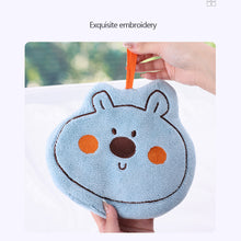Load image into Gallery viewer, Cartoon Animals Shaped hand towel Coral Velvet Microfiber Hanging Towel Absorbent Quick Dry Cleaning Towel For Kitchen Household Cleaning
