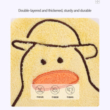 Load image into Gallery viewer, Cartoon Animals Shaped hand towel Coral Velvet Microfiber Hanging Towel Absorbent Quick Dry Cleaning Towel For Kitchen Household Cleaning
