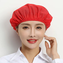 Load image into Gallery viewer, Breathable Mesh Work Hat Hair Nets Sanitary Chef Hat Work Wear Cooking Hygienic Cap Hotel Restaurants
