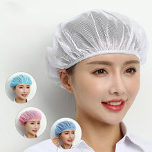 Load image into Gallery viewer, Breathable Mesh Work Hat Hair Nets Sanitary Chef Hat Work Wear Cooking Hygienic Cap Hotel Restaurants

