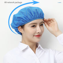 Load image into Gallery viewer, Breathable Mesh Work Hat Hair Nets Sanitary Chef Hat Work Wear Cooking Hygienic Cap Hotel Restaurants
