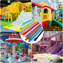 Load image into Gallery viewer, 100PCS 35CM Self-Locking Colored Nylon Cable Ties Binding and Fixing Zip Straps for Kids Playground Home Use
