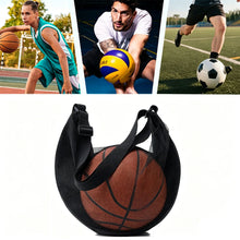Load image into Gallery viewer, Zippered Crossbody Basketball Backpack Large Capacity Ball Storage Bag Oxford Fabric Sports Organizer Pouch
