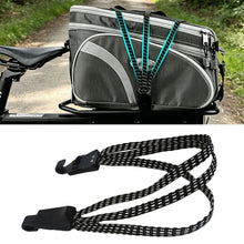 Load image into Gallery viewer, 1PC 40/60/90CM 3-in-1 Bungee Cord Elastic Tie Down Straps with Hooks for Bike Electric Scooter Rear Rack Speckled Pattern Heavy Duty
