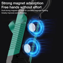Load image into Gallery viewer, 360° Flexible Hose LED Flashlight Outdoor Emergency Lighting Car Repair Lamp 4-Color COB Magnetic Illumination Light
