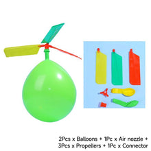 Load image into Gallery viewer, Classic Balloon Helicopter UFO Toy Creative Portable Flying Balloon Plane Kids Outdoor Interactive Party Gift
