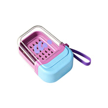Load image into Gallery viewer, Portable Leakproof Soap Box With Lid Transparent Drain Tray Soap Case For Travel Camping Gym Bathroom Household Use
