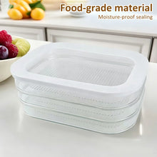 Load image into Gallery viewer, Stackable Fridge Meat Storage Container With Clear Lid Reusable Cold Cuts Deli Bacon Cheese Meal Prep Organizer
