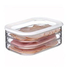 Load image into Gallery viewer, Stackable Fridge Meat Storage Container With Clear Lid Reusable Cold Cuts Deli Bacon Cheese Meal Prep Organizer
