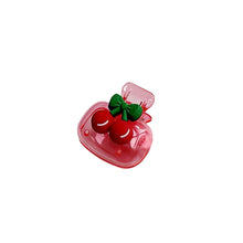 Load image into Gallery viewer, Cute Cherry Pattern Toothbrush Holder Dual Holes Drainage Ventilation Dust-proof Toothbrush Head Protection Box Portable Bathroom Organizer
