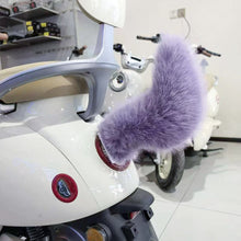Load image into Gallery viewer, Car Rear Electric Plush Fox Tail Ornament Decoration Cute Fluffy Tail Ornament Accessory Motorcycle Bicycle
