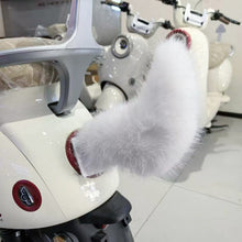 Load image into Gallery viewer, Car Rear Electric Plush Fox Tail Ornament Decoration Cute Fluffy Tail Ornament Accessory Motorcycle Bicycle
