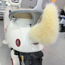 Load image into Gallery viewer, Car Rear Electric Plush Fox Tail Ornament Decoration Cute Fluffy Tail Ornament Accessory Motorcycle Bicycle
