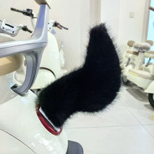 Load image into Gallery viewer, Car Rear Electric Plush Fox Tail Ornament Decoration Cute Fluffy Tail Ornament Accessory Motorcycle Bicycle
