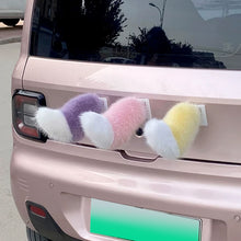 Load image into Gallery viewer, Car Rear Electric Plush Fox Tail Ornament Decoration Cute Fluffy Tail Ornament Accessory Motorcycle Bicycle
