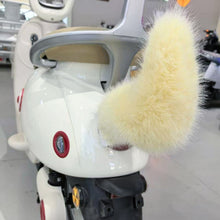 Load image into Gallery viewer, Car Rear Electric Plush Fox Tail Ornament Decoration Cute Fluffy Tail Ornament Accessory Motorcycle Bicycle
