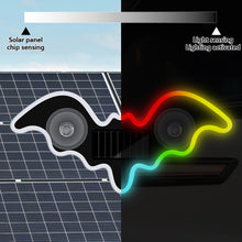 Load image into Gallery viewer, Solar Powered Bat Shape LED Car Interiors Atmosphere Decor Light USB Powered Car Window Neon Light Decorative Lamps
