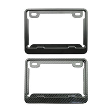 Load image into Gallery viewer, Universal Motorcycle Aluminum Alloy License Plate Frames License Plate Holder Solid/Hollow Style License Plate Holders Frame
