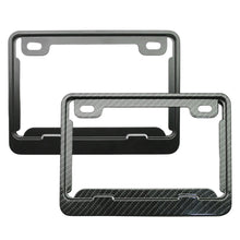 Load image into Gallery viewer, Universal Motorcycle Aluminum Alloy License Plate Frames License Plate Holder Solid/Hollow Style License Plate Holders Frame
