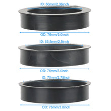 Load image into Gallery viewer, Universal Car Modified 3inch Cone Air Filter Reduce Adapter 77mm to 70mm 65mm 60mm Rubber Reducing Ring 3inch to 2.75inch 2.5''
