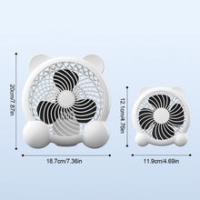 Load image into Gallery viewer, Portable USB Plug Desktop Fan for Office Home Dorm Camping Low Noise Energy Saving Mini Table Fan
