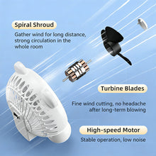 Load image into Gallery viewer, Portable USB Plug Desktop Fan for Office Home Dorm Camping Low Noise Energy Saving Mini Table Fan
