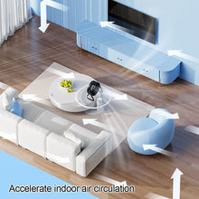 Load image into Gallery viewer, Desktop Fan USB Plug Small Table Fan Strong Wind Quiet Mini Fan for Home Office Dorm Room Low Noise Portable USB Powered Personal Cooling Fan
