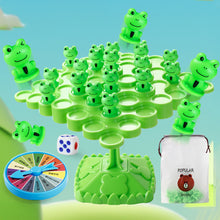 Load image into Gallery viewer, Kids Balance Tree Stacking Toy Frog Astronaut Tabletop Board Game for Family Game Night Educational Toy Gift for Boys Girls
