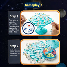Load image into Gallery viewer, Kids Balance Tree Stacking Toy Frog Astronaut Tabletop Board Game for Family Game Night Educational Toy Gift for Boys Girls
