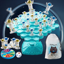 Load image into Gallery viewer, Kids Balance Tree Stacking Toy Frog Astronaut Tabletop Board Game for Family Game Night Educational Toy Gift for Boys Girls
