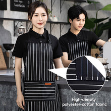 Load image into Gallery viewer, Adjustable Polyester Apron with Pockets fashion for Kitchen Cooking BBQ Outdoor Gardening Coffee Work Apron for Chef Waiter Unisex
