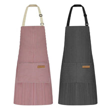Load image into Gallery viewer, Adjustable Polyester Apron with Pockets fashion for Kitchen Cooking BBQ Outdoor Gardening Coffee Work Apron for Chef Waiter Unisex
