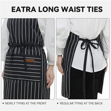 Load image into Gallery viewer, Adjustable Polyester Apron with Pockets fashion for Kitchen Cooking BBQ Outdoor Gardening Coffee Work Apron for Chef Waiter Unisex
