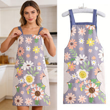 Load image into Gallery viewer, Breathable Cotton Canvas Apron with Right Pocket and Towel – Oil Proof Wear Resistant BBQ Kitchen Cooking Work Apron for Unisex Adults
