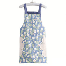 Load image into Gallery viewer, Breathable Cotton Canvas Apron with Right Pocket and Towel – Oil Proof Wear Resistant BBQ Kitchen Cooking Work Apron for Unisex Adults
