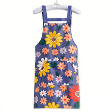 Load image into Gallery viewer, Breathable Cotton Canvas Apron with Right Pocket and Towel – Oil Proof Wear Resistant BBQ Kitchen Cooking Work Apron for Unisex Adults

