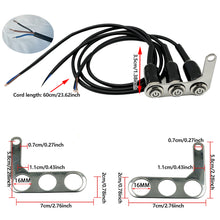 Load image into Gallery viewer, Motorcycle Switch Handlebar with LED Light Adjustable Mount Waterproof Switches ON-OFF 3 Buttons For Headlight Horn Turn Signle
