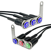 Load image into Gallery viewer, Motorcycle Switch Handlebar with LED Light Adjustable Mount Waterproof Switches ON-OFF 3 Buttons For Headlight Horn Turn Signle
