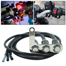 Load image into Gallery viewer, Motorcycle Handlebar Adjustable Mount Switch with LED Waterproof Switches ON-OFF Push 3 Buttons For Headlight Horn Turn Signle
