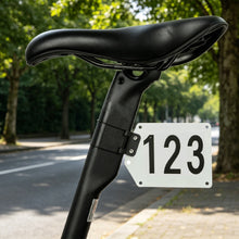 Load image into Gallery viewer, Bicycle Racing Number Plate Holder Bracket Clip MTB Road Bike Cards Seatpost Mount Triathlon ID Cards Match Holder Cycling Accessories
