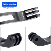 Load image into Gallery viewer, MTB Front Light Stand Rack Bicycle Fork Mount Camera Stand Rack Holder Fits Gopro Interface for Brompton Folding Bike Road Bike Accessories
