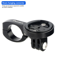 Load image into Gallery viewer, MTB Bike Computer Holder Stand Bicycle TT Handlebar Speedometer Mount Incl. 3 Adapters for GARMIN Bryton Wahoo Fits GoPro Camera

