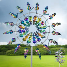 Load image into Gallery viewer, Creative Kinetic Energy Metal Windmill Rotator Magic Rotating Wind Sculpture Outdoor Garden Lawn Courtyard Decoration Ornament
