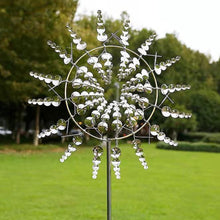 Load image into Gallery viewer, Creative Kinetic Energy Metal Windmill Rotator Magic Rotating Wind Sculpture Outdoor Garden Lawn Courtyard Decoration Ornament
