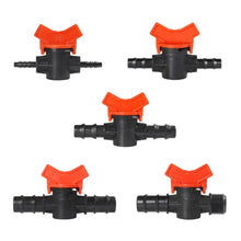 Load image into Gallery viewer, Garden Hose Tap Irrigation Water Valve DN4 DN8 DN15 PE Tube Waterstop Connector for 4mm-25mm Drip Irrigation Hose
