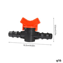 Load image into Gallery viewer, Garden Hose Tap Irrigation Water Valve DN4 DN8 DN15 PE Tube Waterstop Connector for 4mm-25mm Drip Irrigation Hose
