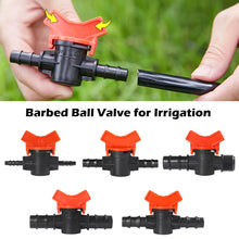 Load image into Gallery viewer, Garden Hose Tap Irrigation Water Valve DN4 DN8 DN15 PE Tube Waterstop Connector for 4mm-25mm Drip Irrigation Hose
